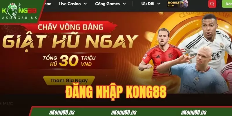 Hướng dẫn đăng ký và đăng nhập KONG88
