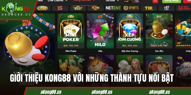 Giới thiệu KONG88 với những thành tựu nổi bật
