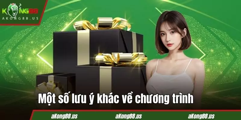 Lưu ý về chương trình để không bỏ lỡ cơ hội nhận thưởng
